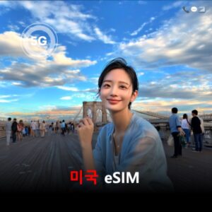 [올인원번호팩] 미국 이심 eSIM 유효기간30일 총 데이터10GB 통화200분 문자100개 전화번호제공 이심통
