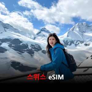 [통큰무제한] 스위스 이심 eSIM 데이터 매일 3GB 초고속 이후 1MB 고속 무제한 이심통 / 이용일수 10일