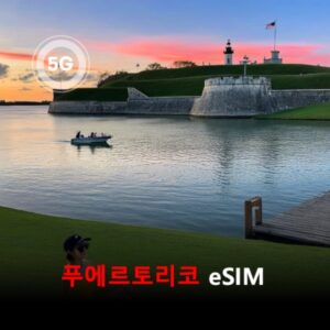 [통큰무제한] 푸에르토리코 이심 eSIM 데이터 매일 3GB 초고속 이후 1Mbps 고속 무제한 / 이용일수 10일 이심통