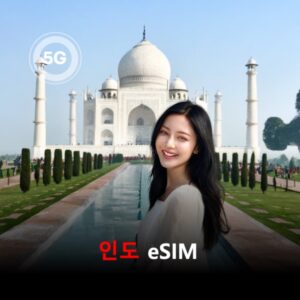 [통큰무제한] 인도 이심 eSIM 데이터 매일 3GB 초고속 이후 1Mbps 고속 무제한 / 이용일수 10일 이심통