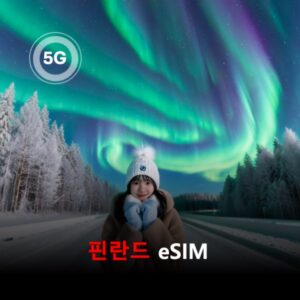 [통큰무제한] 핀란드 이심 eSIM 데이터 매일 3GB 초고속 이후 1Mbps 고속 무제한 / 이용일수 10일 이심통