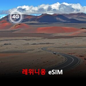 [통큰무제한] 레위니옹 이심 eSIM 데이터 매일 3GB 초고속 이후 1Mbps 고속 무제한 / 이용일수 10일 이심통
