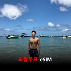 [통큰무제한] 과들루프 이심 eSIM 데이터 매일 3GB 초고속 이후 1Mbps 고속 무제한 / 이용일수 10일 이심통