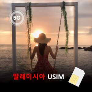 [유심칩] 말레이시아 유심 USIM 데이터 매일 무제한 이심통 | 무료배송