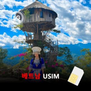 [유심칩] 베트남 유심 USIM 데이터 매일 무제한 이심통 | 무료배송