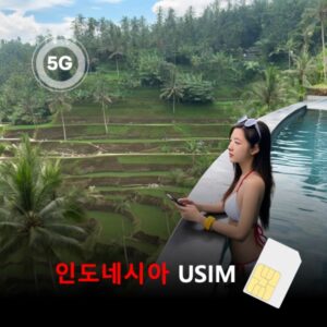 [유심칩] 인도네시아 유심 USIM 데이터 매일 무제한 이심통 | 무료배송